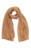 Nordstrom Recycled Cashmere Scarf In Cashew
