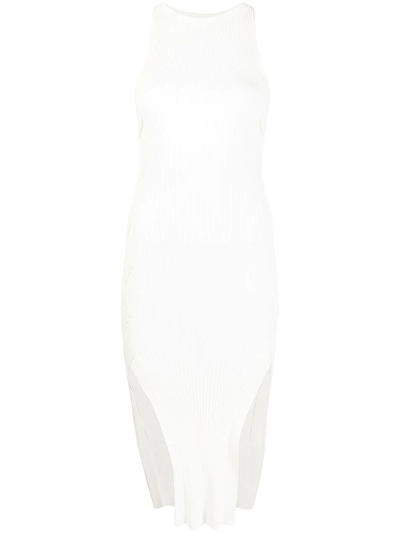 Dion Lee Tidal Cable Dress In White
