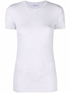Brunello Cucinelli Round-neck Short-sleeve T-shirt In Grey