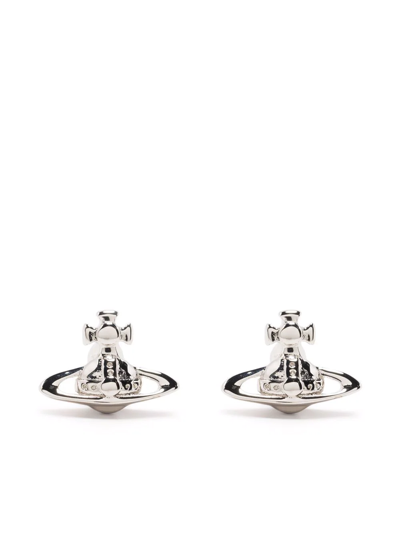 Vivienne Westwood Lorelei Stud Earrings In Silver