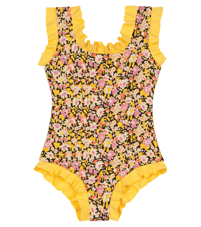 Marysia Bumby Kids' Kayenta Floral Swimsuit In Blossom Flower Print