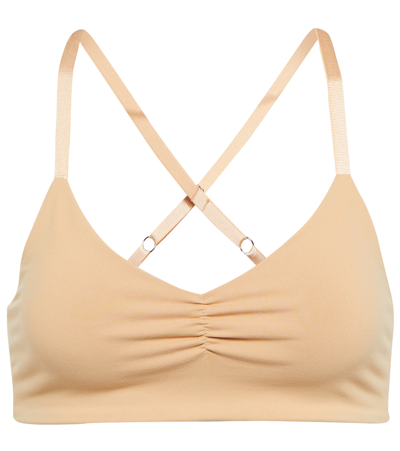 Live The Process Saturn Sports Bra In Ginger Root