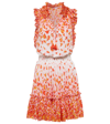 Poupette St Barth Triny Printed Minidress In Pink Petale