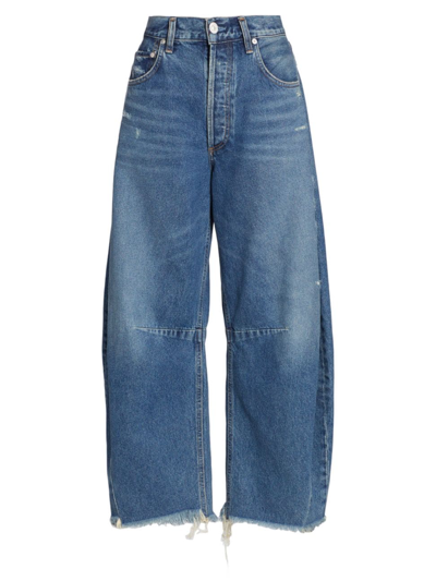 Citizens Of Humanity Horseshoe Straight Wide-leg Jeans In Magnolia