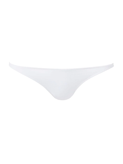 Melissa Odabash Ibiza Low-rise Bikini Bottom In White