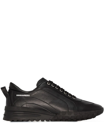 Dsquared2 Icon Low-top Sneakers In Black