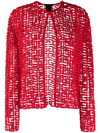 GIVENCHY 4G-MOTIF EMBROIDERED-DESIGN CARDIGAN