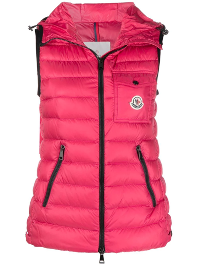 Moncler Glyco With Quilted Design Vest In 542