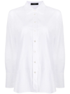 Joseph Womens Optic White Baji Relaxed-fit Cotton-poplin Shirt 10 In White