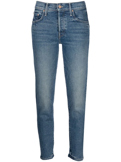 Mother The Stinger Flood Skinny Jeans In Crate Digger
