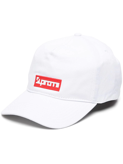 Mostly Heard Rarely Seen 8-bit Graphic-print Cap In White