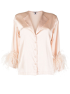 Gilda & Pearl Sabrina Silk Pyjama Set In Pink