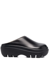 Proenza Schouler Women's Forma Leather Clogs In Schwarz