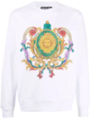 VERSACE JEANS COUTURE LOGO印花棉卫衣