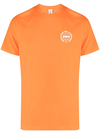 Sporty And Rich X Prince Logo-print T-shirt In Orange