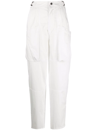 Isabel Marant Waist-tabs Detailed Trousers In Neutrals