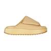 Gia Borghini Gia 1 Leather-trimmed Slides In Butter Yellow
