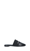 Givenchy Black Patent Leather Bedford Mules