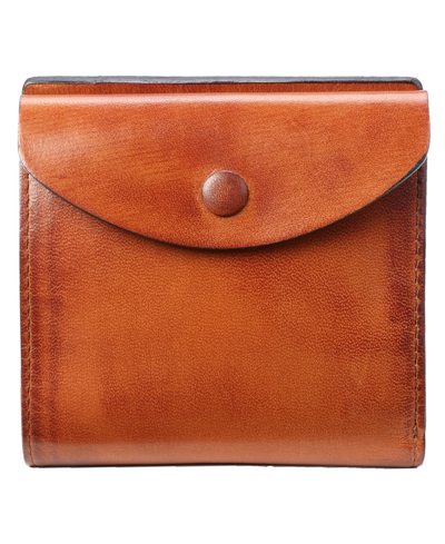Old Trend Women's Genuine Leather Snapper Wallet In Cognac