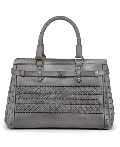 Old Trend Women's Genuine Leather Lantana Satchel Bag In Gray