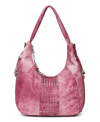 Old Trend Women's Genuine Leather Dorado Convertible Hobo Bag In Orchid