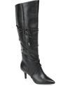 Journee Collection Women's Kaavia Extra Wide Calf Boot Women's Shoes In Black