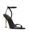 Nine West Women's Reina Almond Toe Stiletto Dress Sandals In Black