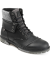 TERRITORY MEN'S GRIND CAP TOE ANKLE BOOTS