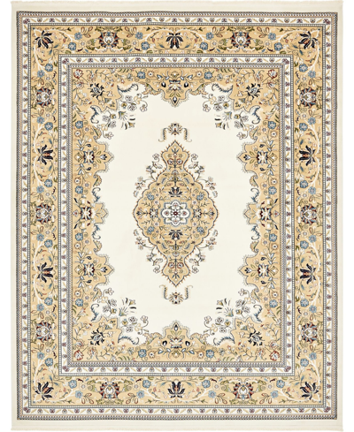 Bayshore Home Zara Zar1 8' X 10' Area Rug In Ivory
