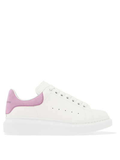Alexander Mcqueen Oversize Sole Sneakers In White,pink