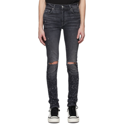 Amiri Grey Shotgun Jeans In Grey