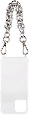 Alyx Chunky Chain Iphone 11 Mobile Phone Case In Trasparent/silver