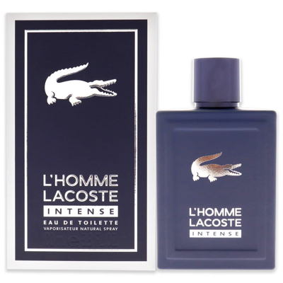 Lacoste L' Homme Intense Eau De Toilette 3.4 oz (100 Ml) In Black