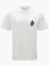 Jw Anderson Anchor Patch Short-sleeve T-shirt In White