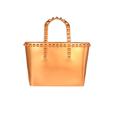 Carmen Sol Miriam Micro Mini Tote In Rose Gold