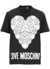 LOVE MOSCHINO LOGED T-SHIRT