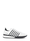 Dsquared2 Legend Two-tone Sneakers With Suede Details In White