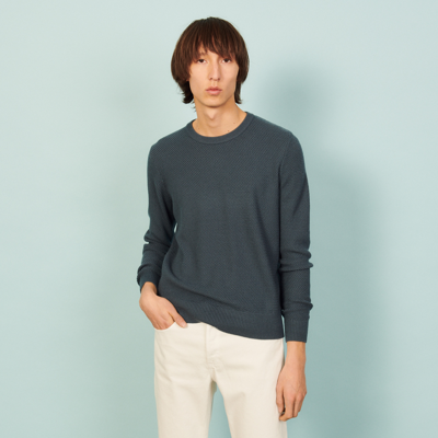 Sandro Wool Sweater In Graublau