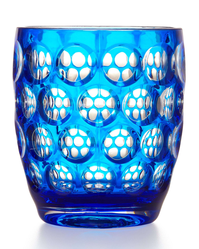 Mario Luca Giusti Acrylic Lente Tumbler Glass In Royal
