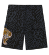 Kenzo Grey Short For Boy With Tiger In Charcoal Grey