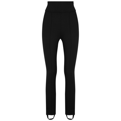 Loulou Studio Pinzon Stretch-wool Tapered Pants In Black