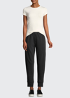 ATM ANTHONY THOMAS MELILLO SLIM CUFFED PULL-ON TERRY SWEATPANTS