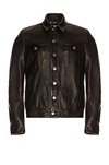 Saint Laurent Classic Leather Jacket In Black
