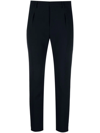 RALPH LAUREN CLANCY PLEATED TAILORED TROUSERS