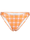 Faithfull The Brand Ophelle Bikini Bottoms In Orange