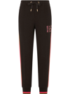 DOLCE & GABBANA EMBROIDERED LOGO TRACK PANTS
