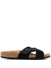 BIRKENSTOCK SIENA CROSS-STRAP SANDALS