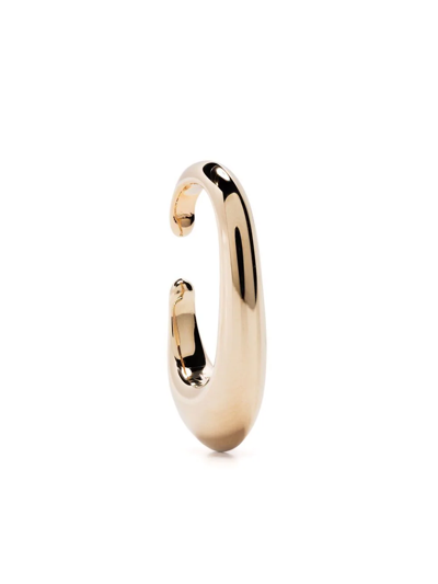Lemaire Long Drop Ear Cuff In Light Gold