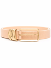 BOTTEGA VENETA RECTANGULAR-BUCKLE BELT