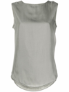 Fabiana Filippi Boat-neck Blouse In Grün